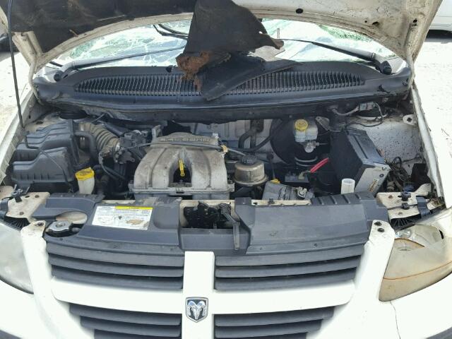 1D4GP25B75B135118 - 2005 DODGE CARAVAN SE WHITE photo 7