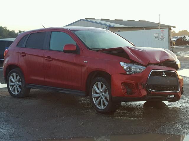 4A4AP3AW1FE046820 - 2015 MITSUBISHI OUTLANDER RED photo 1