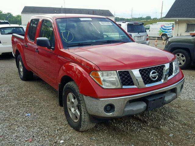 1N6AD07W18C451867 - 2008 NISSAN FRONTIER C RED photo 1