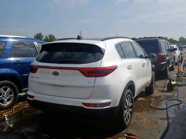 KNDPNCAC3K7623522 - 2019 KIA SPORTAGE E WHITE photo 4