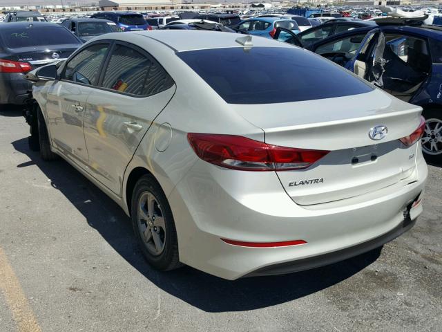 5NPD94LA6JH307079 - 2018 HYUNDAI ELANTRA EC SILVER photo 3