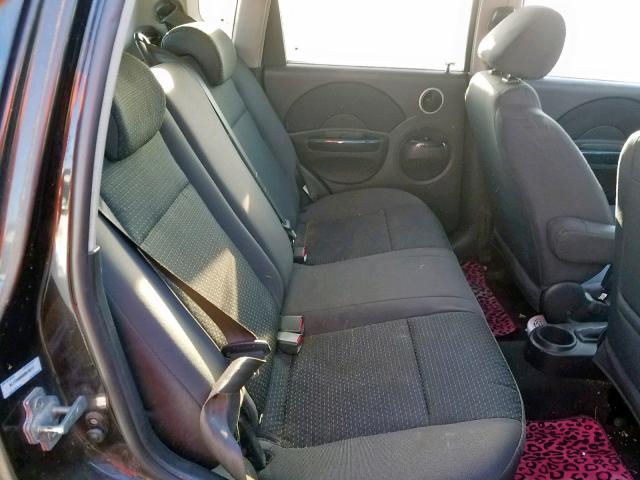 KL1TD66688B078517 - 2008 CHEVROLET AVEO BASE Қара фото 6