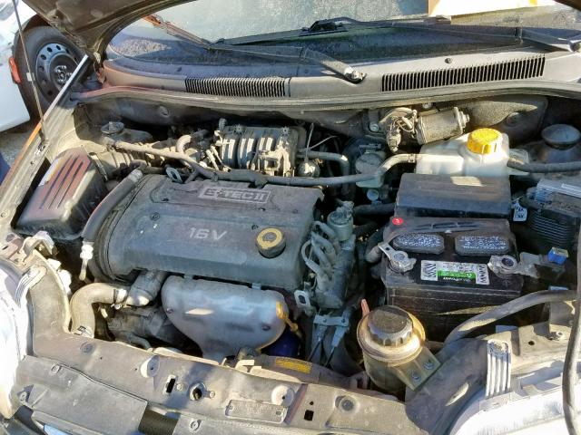 KL1TD66688B078517 - 2008 CHEVROLET AVEO BASE Қара фото 7