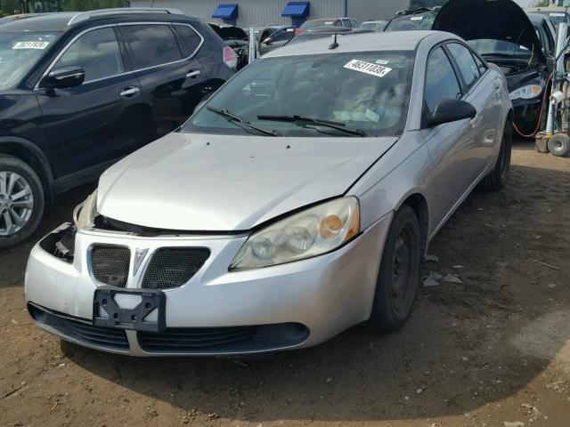 1G2ZF57B684168373 - 2008 PONTIAC G6 VALUE L SILVER photo 2