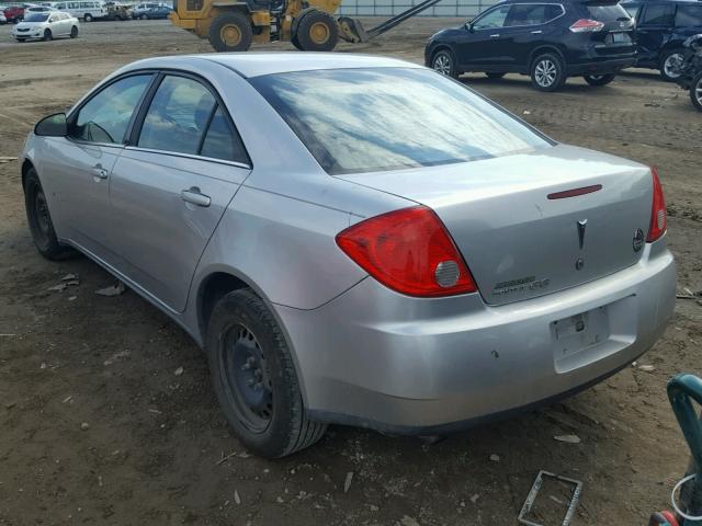 1G2ZF57B684168373 - 2008 PONTIAC G6 VALUE L SILVER photo 3