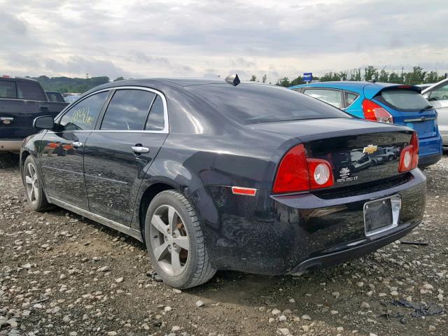 1G1ZC5E0XCF142094 - 2012 CHEVROLET MALIBU 1LT 黑色 照片 3