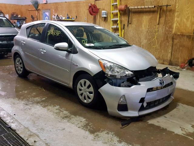 JTDKDTB31D1530936 - 2013 TOYOTA PRIUS C SILVER photo 1