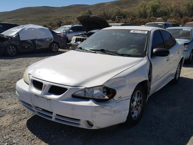 1G2NF52E74M505899 - 2004 PONTIAC GRAND AM S WHITE photo 2