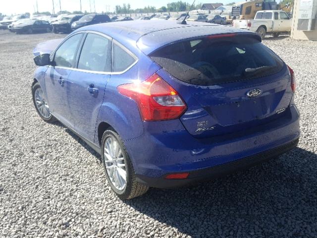 1FADP3N27EL197611 - 2014 FORD FOCUS TITA BLUE photo 3