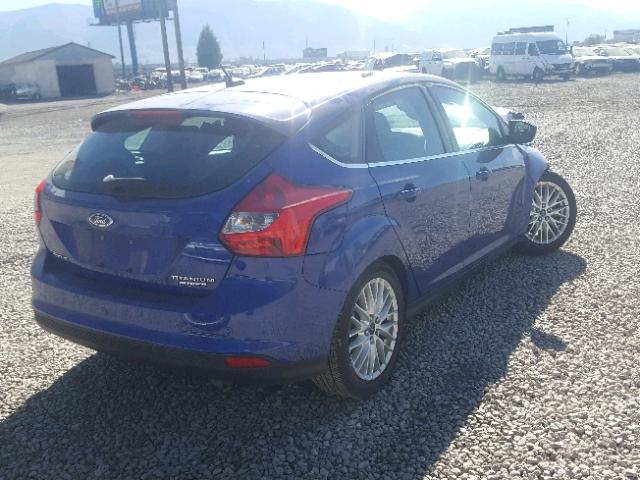 1FADP3N27EL197611 - 2014 FORD FOCUS TITA BLUE photo 4