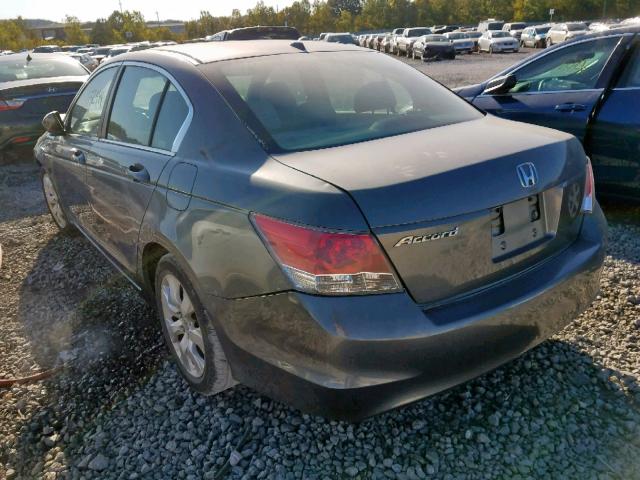 1HGCP26889A159083 - 2009 HONDA ACCORD EXL GRAY photo 3