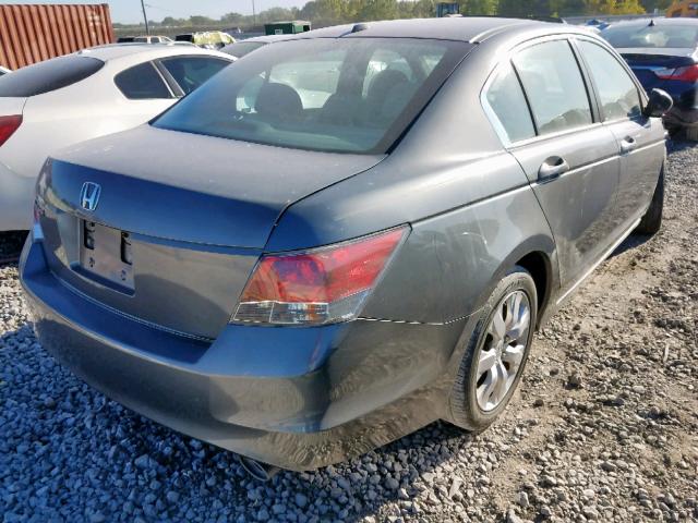 1HGCP26889A159083 - 2009 HONDA ACCORD EXL GRAY photo 4