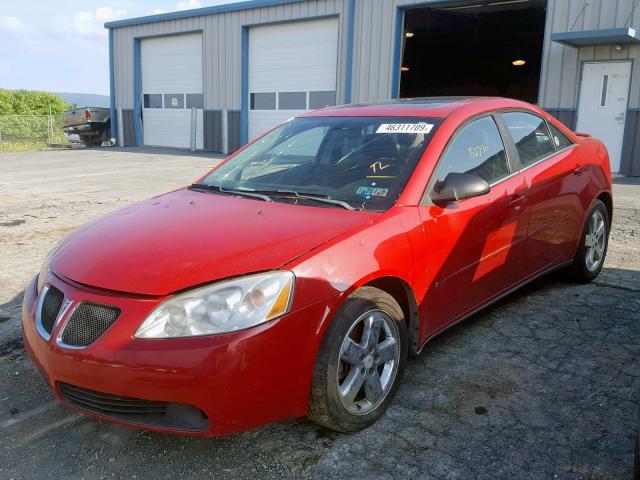 1G2ZH558X64257880 - 2006 PONTIAC G6 GT RED photo 2