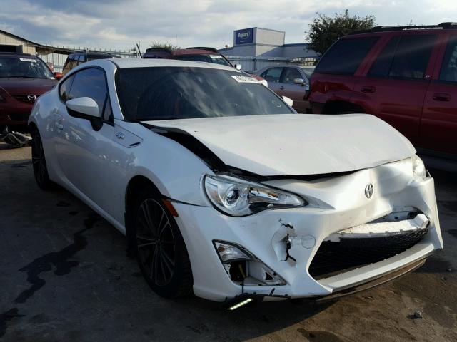 JF1ZNAA19D2723304 - 2013 TOYOTA SCION FR-S WHITE photo 1