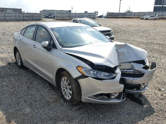 3FA6P0G73HR138450 - 2017 FORD FUSION S SILVER photo 1