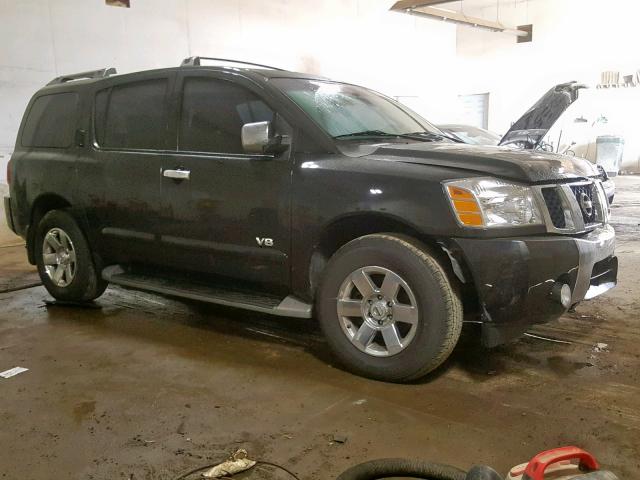 5N1BA08C37N723872 - 2007 NISSAN ARMADA SE BLACK photo 1