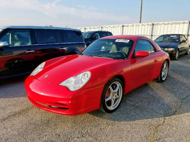 WP0CA29954S652663 - 2004 PORSCHE 911 CARRER RED photo 2