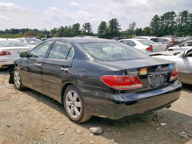 JTHBA30G055069199 - 2005 LEXUS ES 330 BLACK photo 3