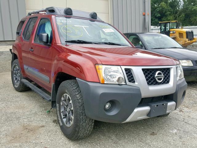 5N1AN0NW0FN664454 - 2015 NISSAN XTERRA X BURGUNDY photo 1