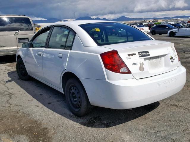 1G8AJ55F76Z202411 - 2006 SATURN ION LEVEL WHITE photo 3