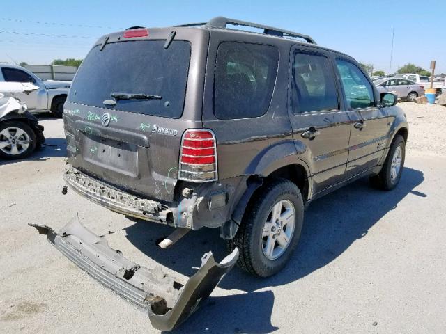 4M2CU98H16KJ15777 - 2006 MERCURY MARINER HE GRAY photo 4