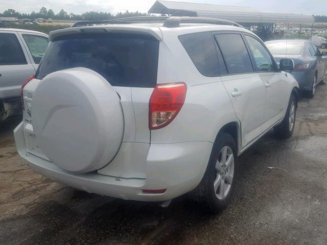 JTMZD31V475033121 - 2007 TOYOTA RAV4 LIMIT WHITE photo 4