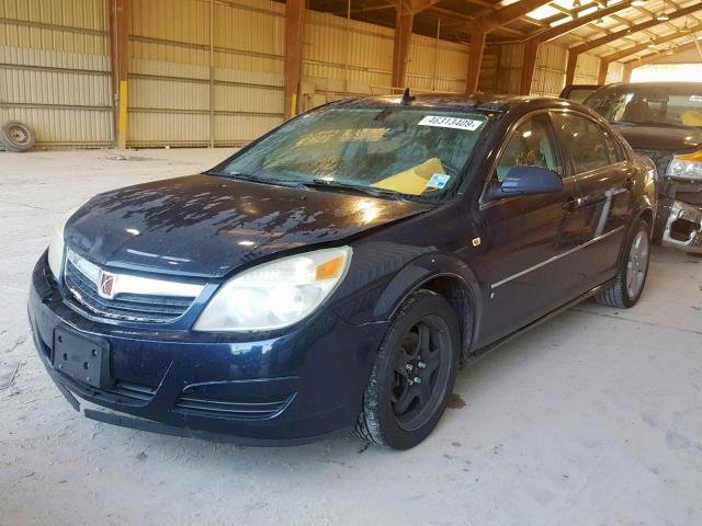 1G8ZS57N17F222550 - 2007 SATURN AURA XE BLACK photo 2