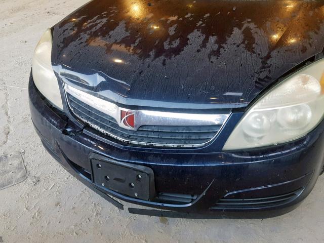 1G8ZS57N17F222550 - 2007 SATURN AURA XE BLACK photo 9