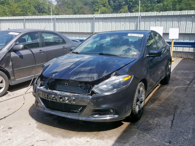 1C3CDFBB7FD266866 - 2015 DODGE DART SXT BLACK photo 2