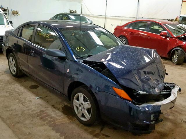 1G8AM15F57Z180085 - 2007 SATURN ION LEVEL BLUE photo 1