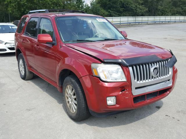 4M2CN9HG2AKJ26378 - 2010 MERCURY MARINER PR RED photo 1