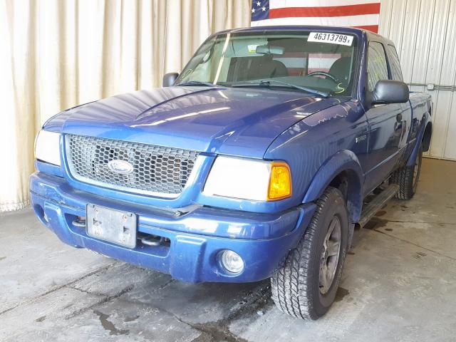 1FTZR45E03PA39367 - 2003 FORD RANGER SUP BLUE photo 2