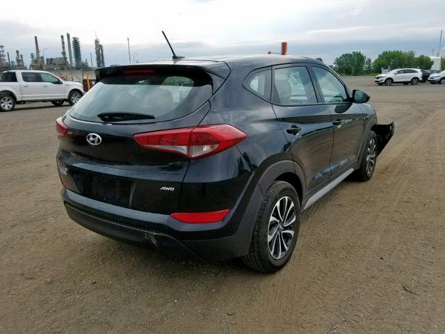 KM8J2CA49HU488740 - 2017 HYUNDAI TUCSON SE BLACK photo 4