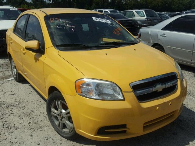 KL1TD5DE2BB126671 - 2011 CHEVROLET AVEO LS YELLOW photo 1