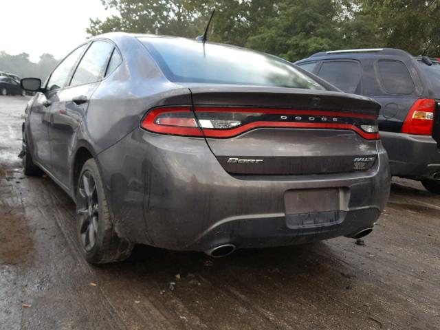 1C3CDFBB0FD403808 - 2015 DODGE DART SXT GRAY photo 3