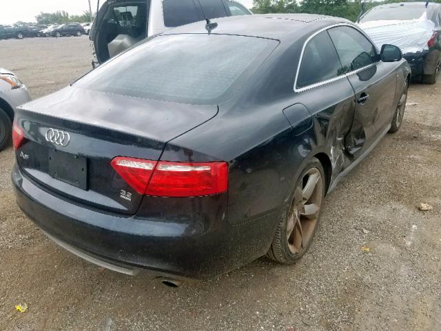 WAUDK78T68A032392 - 2008 AUDI A5 QUATTRO BLACK photo 4