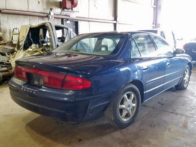 2G4WB55K721273032 - 2002 BUICK REGAL LS BLUE photo 4