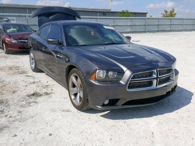 2C3CDXHG8DH643309 - 2013 DODGE CHARGER SX CHARCOAL photo 1