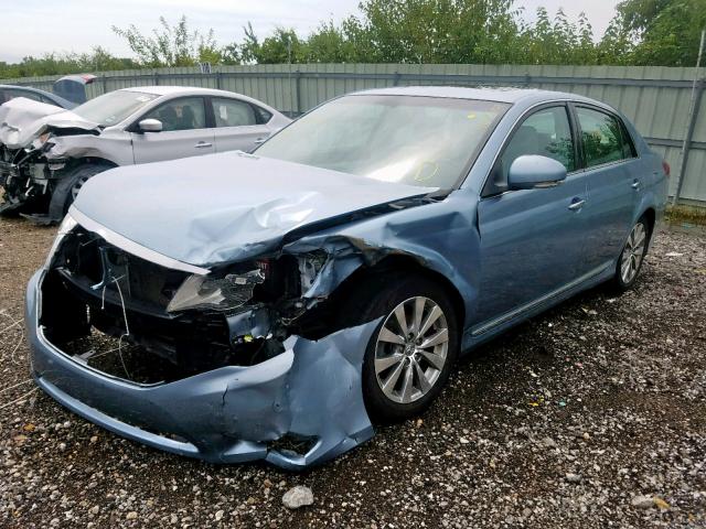 4T1BK3DB9BU387042 - 2011 TOYOTA AVALON BAS BLUE photo 2