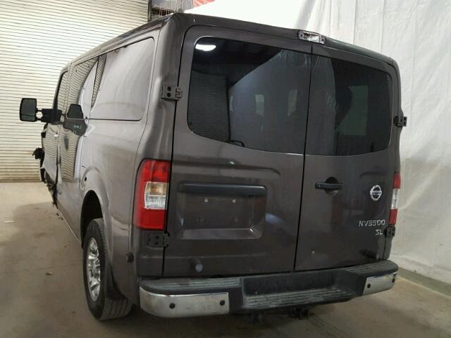 5BZAF0AA1HN852432 - 2017 NISSAN NV 3500 BROWN photo 3