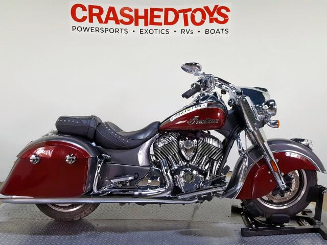 56KTHAAA3K3375315 - 2019 INDIAN MOTORCYCLE CO. SPRINGFIEL BURGUNDY photo 1