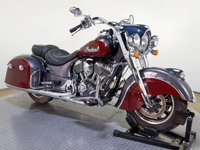 56KTHAAA3K3375315 - 2019 INDIAN MOTORCYCLE CO. SPRINGFIEL BURGUNDY photo 2