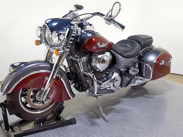 56KTHAAA3K3375315 - 2019 INDIAN MOTORCYCLE CO. SPRINGFIEL BURGUNDY photo 4