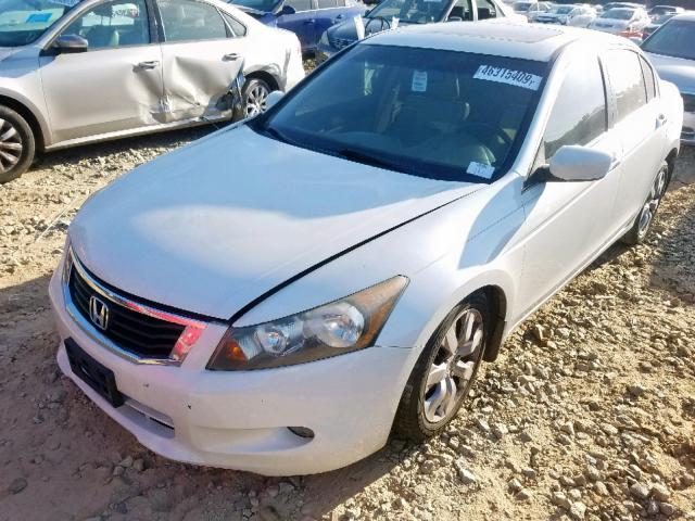 1HGCP3F86AA030110 - 2010 HONDA ACCORD EXL WHITE photo 2