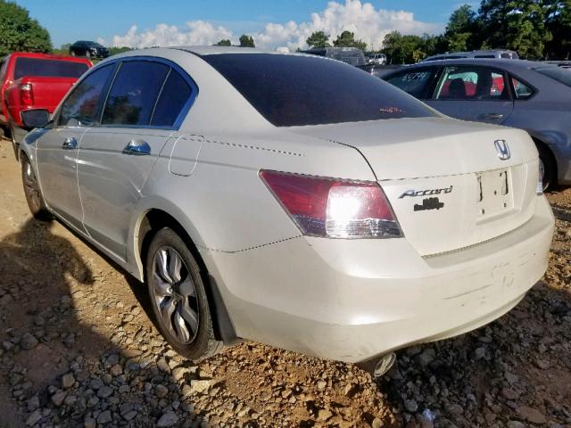 1HGCP3F86AA030110 - 2010 HONDA ACCORD EXL WHITE photo 3