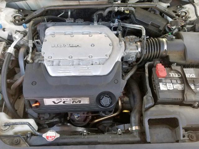 1HGCP3F86AA030110 - 2010 HONDA ACCORD EXL WHITE photo 7