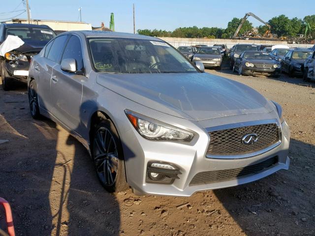 JN1BV7AR2EM693883 - 2014 INFINITI Q50 BASE SILVER photo 1