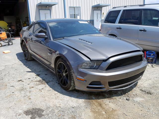 1ZVBP8CF0D5210770 - 2013 FORD MUSTANG GT GRAY photo 1