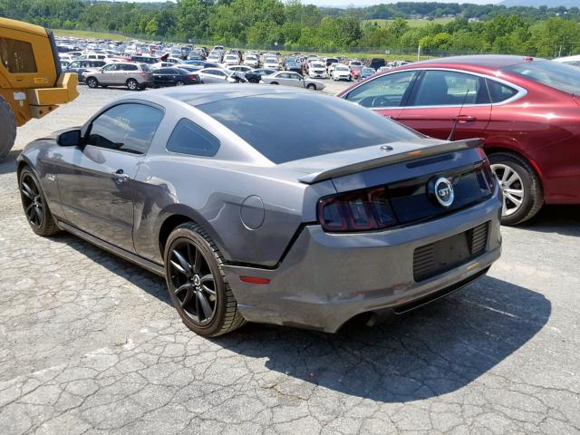 1ZVBP8CF0D5210770 - 2013 FORD MUSTANG GT GRAY photo 3