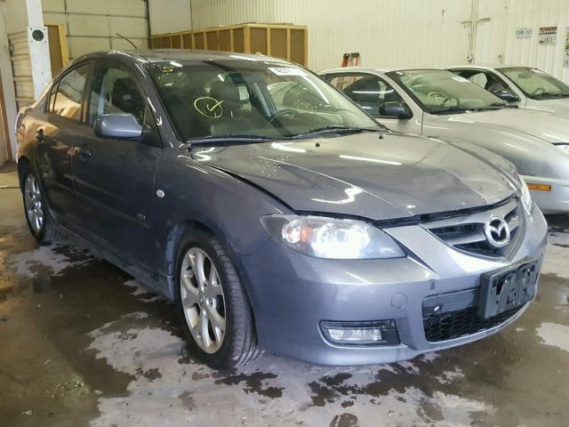 JM1BK323981154319 - 2008 MAZDA 3 S GRAY photo 1